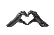 Decoratief Hart Zwart Keramiek 31 cm
