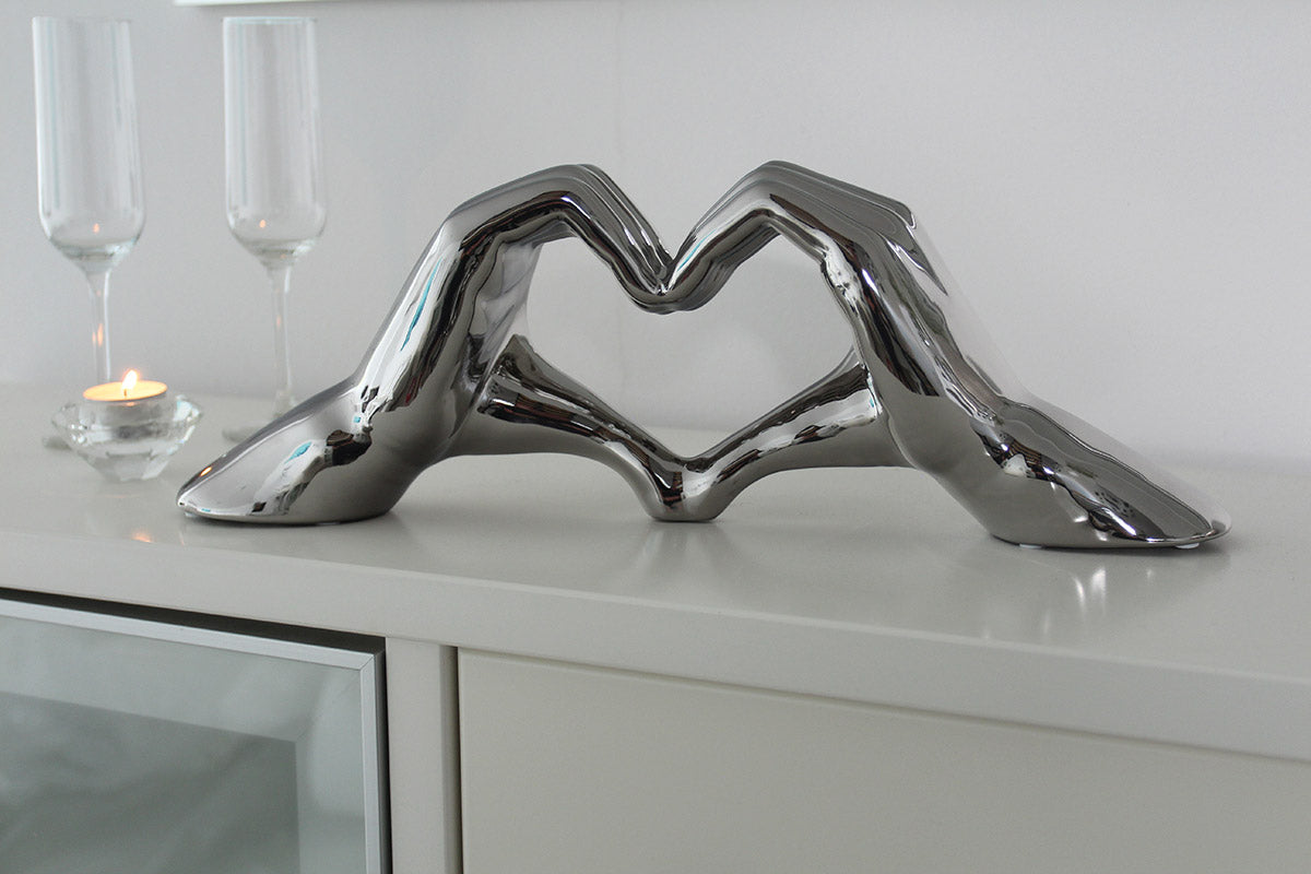 Glanzend Keramisch Hart 45 cm