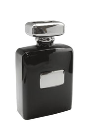 Milano Vaas Zwart-Zilver 22 cm