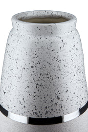 Algarve Vaas Grijs-Wit 22 cm