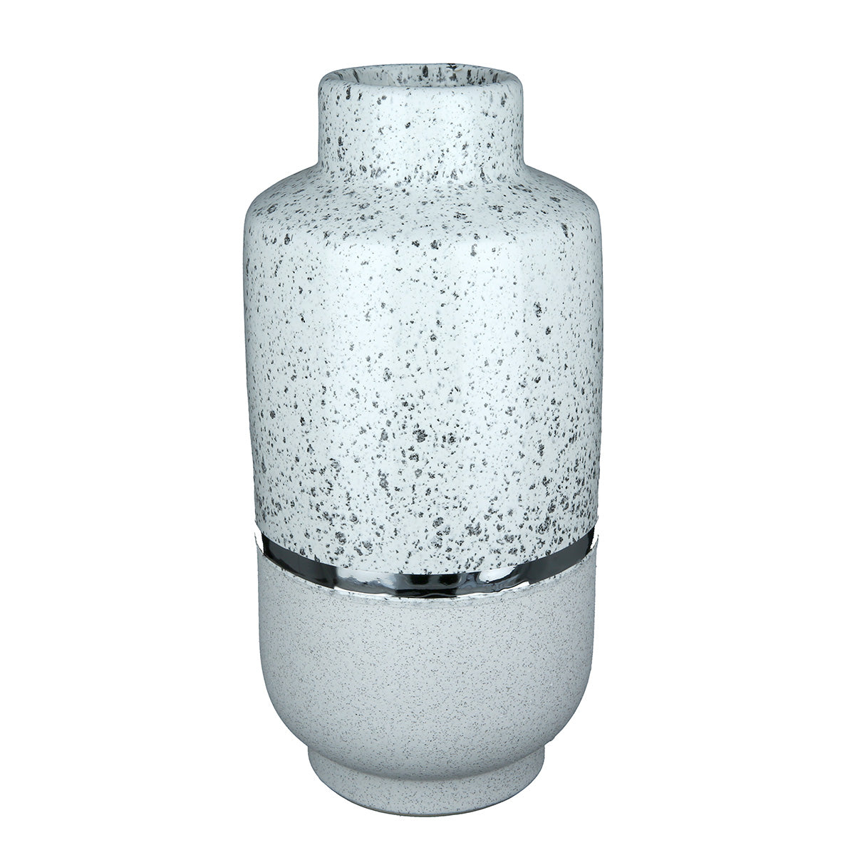 Algarve Vaas Grijs-Wit 29 cm