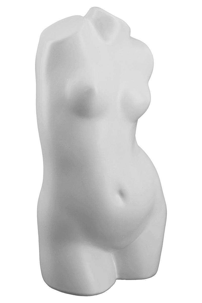 White Lady Vaas Wit Keramiek 21 cm