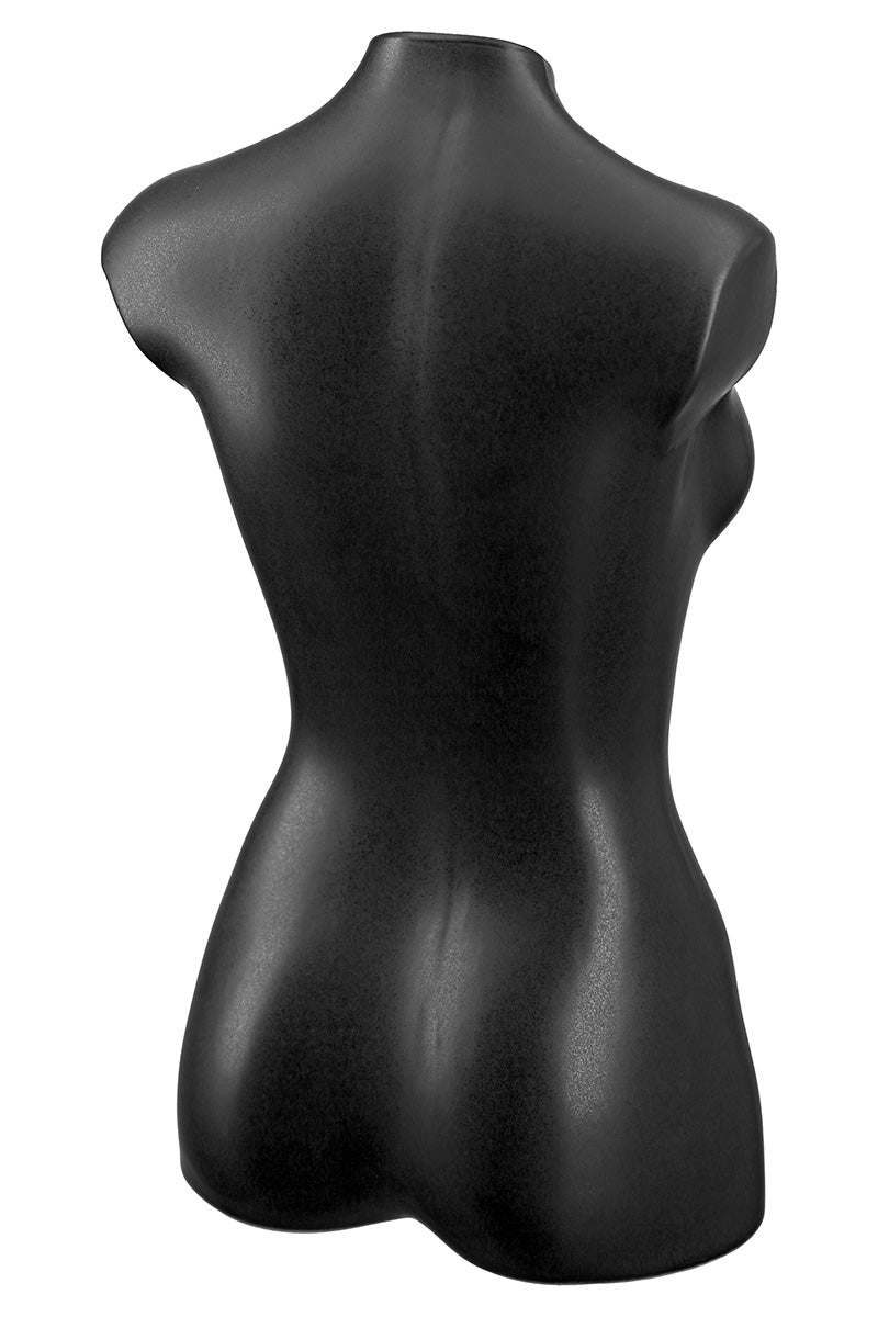 Black Lady Vaas Zwart Keramiek