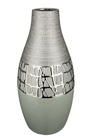 Lagos Vaas Grijs-Zilver 16.5/34 cm