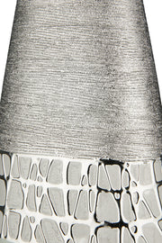Lagos Vaas Grijs-Zilver 16.5/34 cm