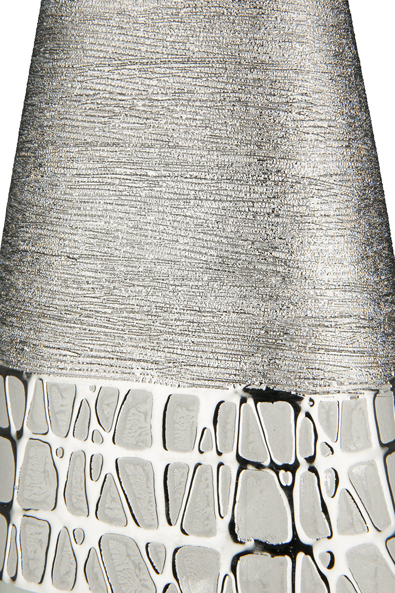 Lagos Vaas Grijs-Zilver 16.5/34 cm