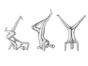 Breakdance Keramiek Figuur Zilver