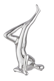 Breakdance Keramiek Figuur Zilver