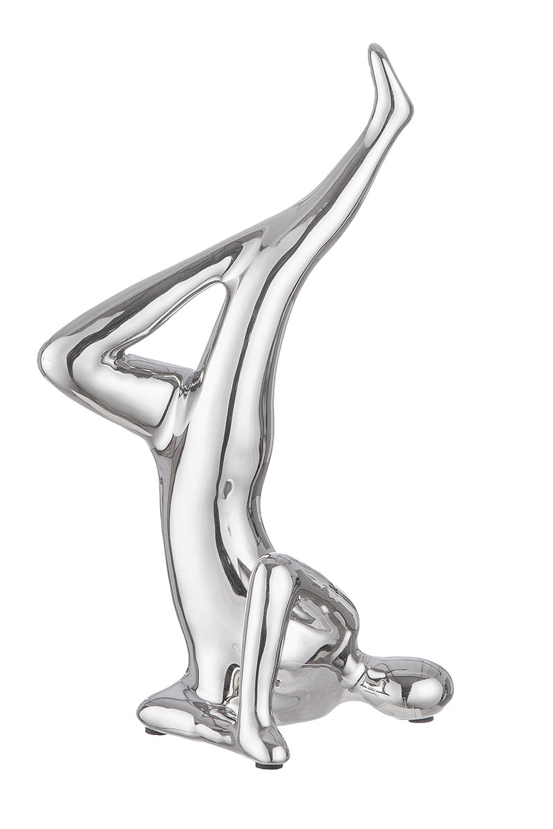 Breakdance Keramiek Figuur Zilver