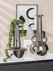 Viso Gezichtsvaas Zilver 38 cm
