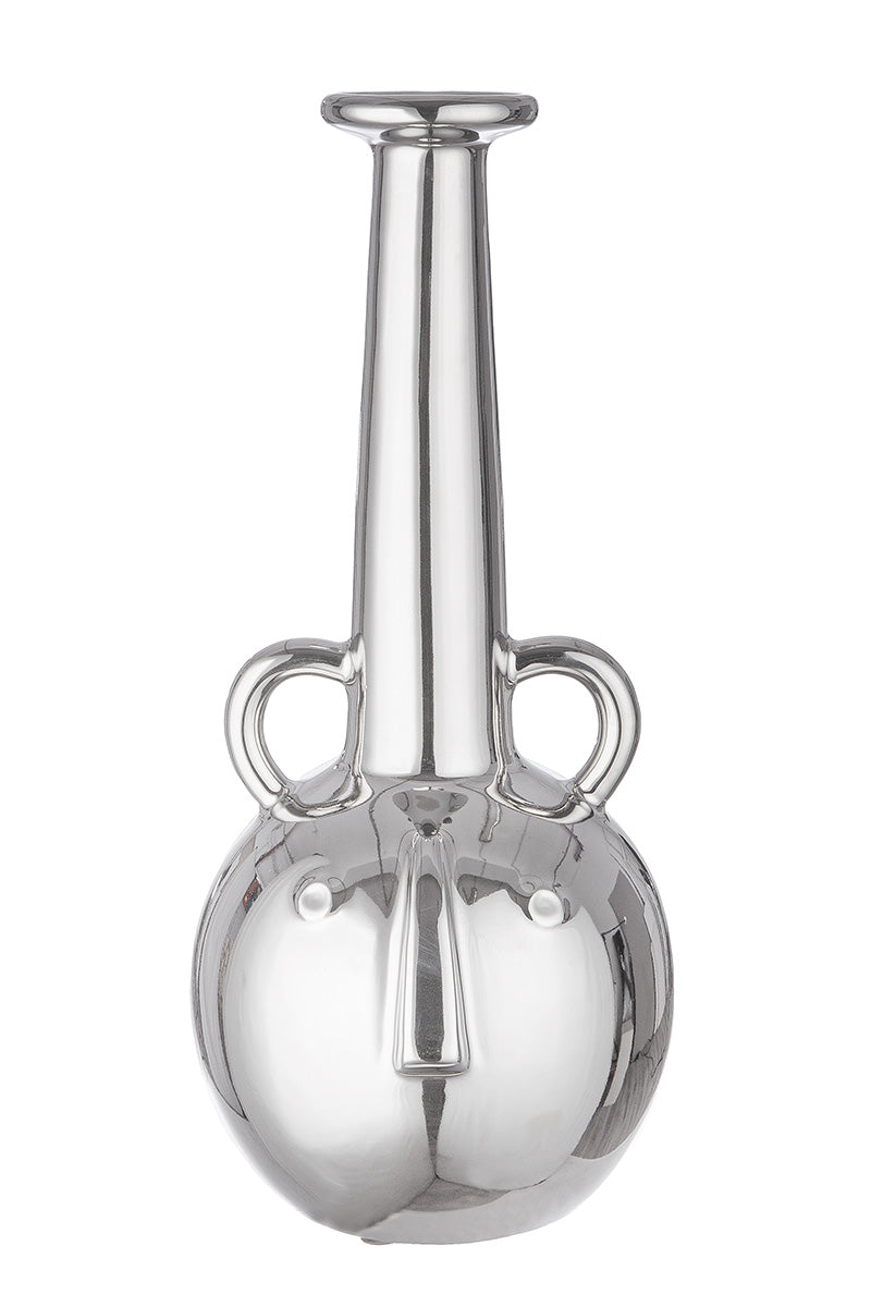 Viso Gezichtsvaas Zilver 38 cm