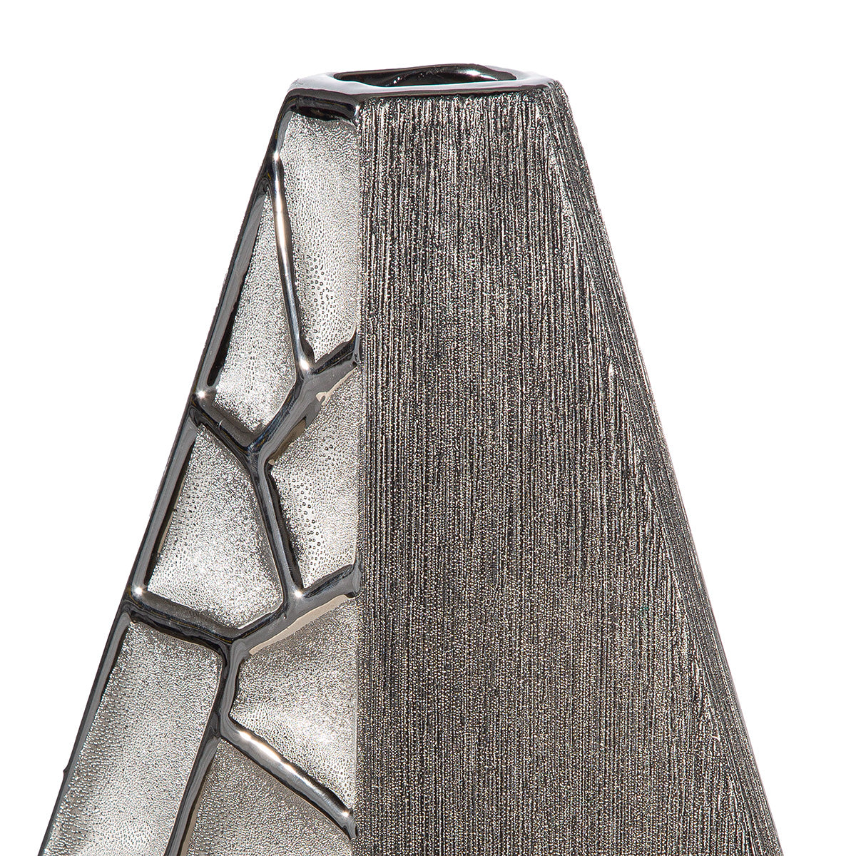 Lissabon Vloervaas Zilver 36/47 cm