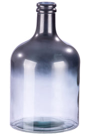 Zilverkleurige flesvaas Douro 43 cm