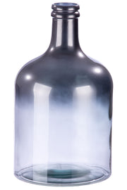 Zilverkleurige flesvaas Douro 43 cm