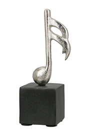 Sculptuur G-sleutel Aluminium Hout