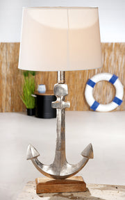 Anker Tafellamp Aluminium Hout