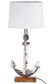 Anker Tafellamp Aluminium Hout