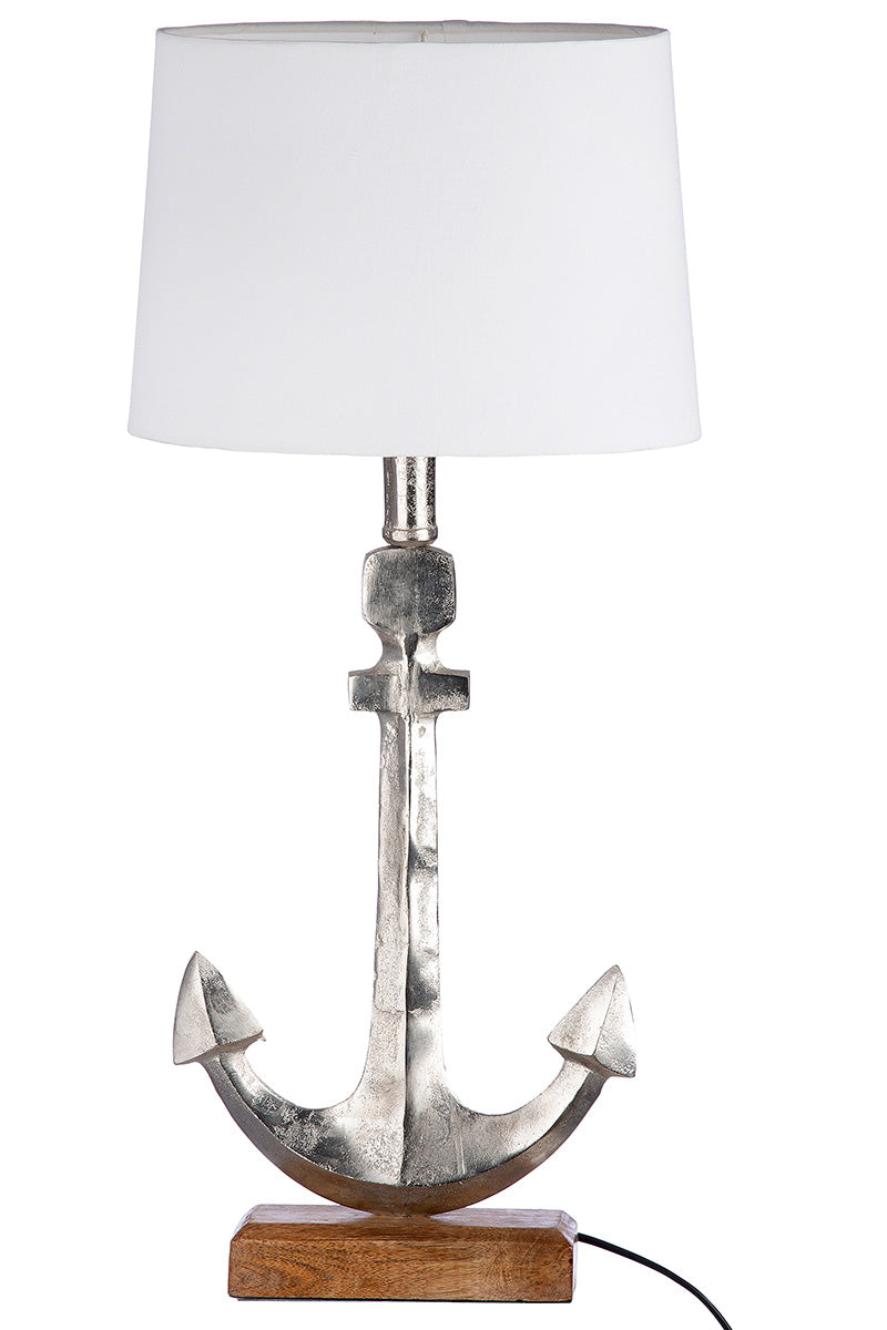 Anker Tafellamp Aluminium Hout