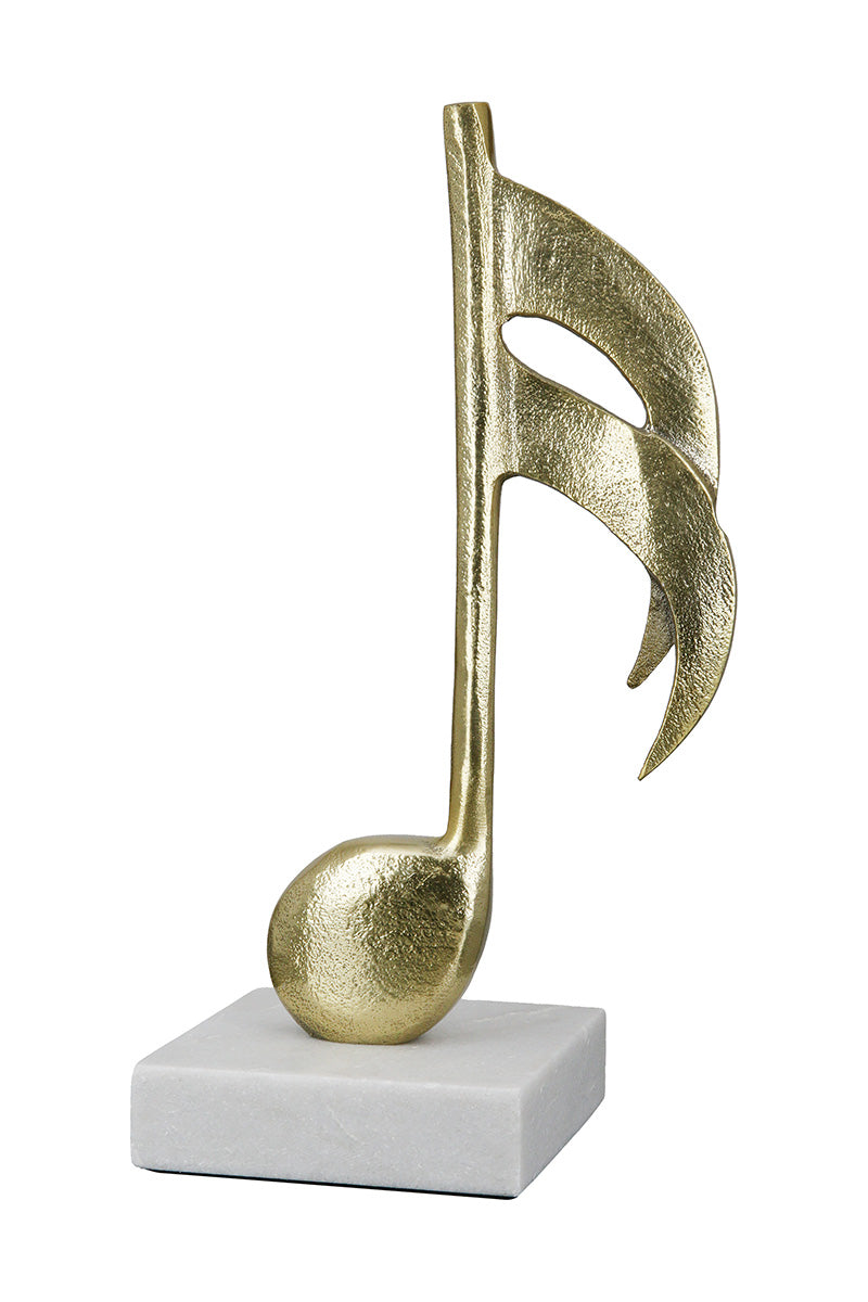 Gouden Clef Sculptuur Aluminium