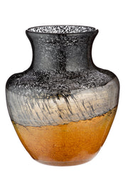 Zwart-Bruine Glazen Vaas Honduras