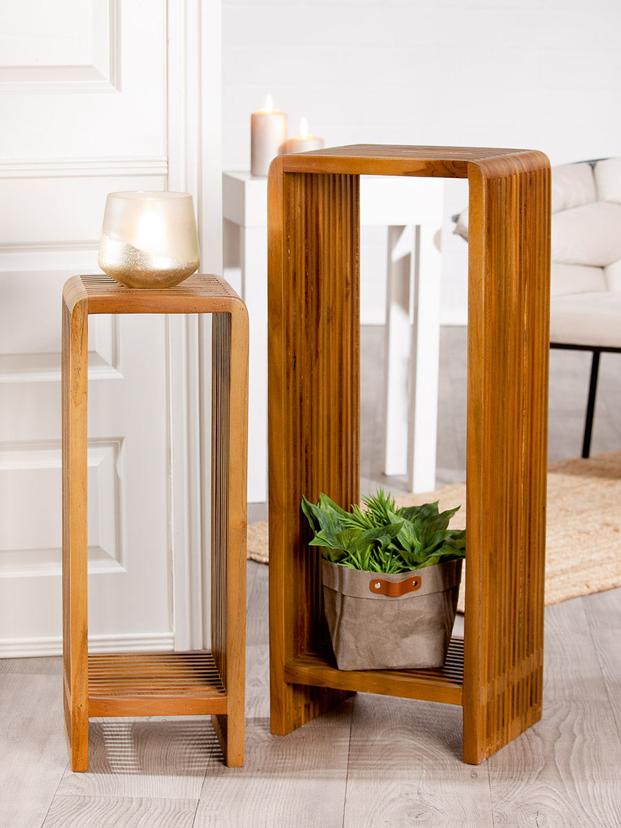 Cali houten decoratiepilaar set