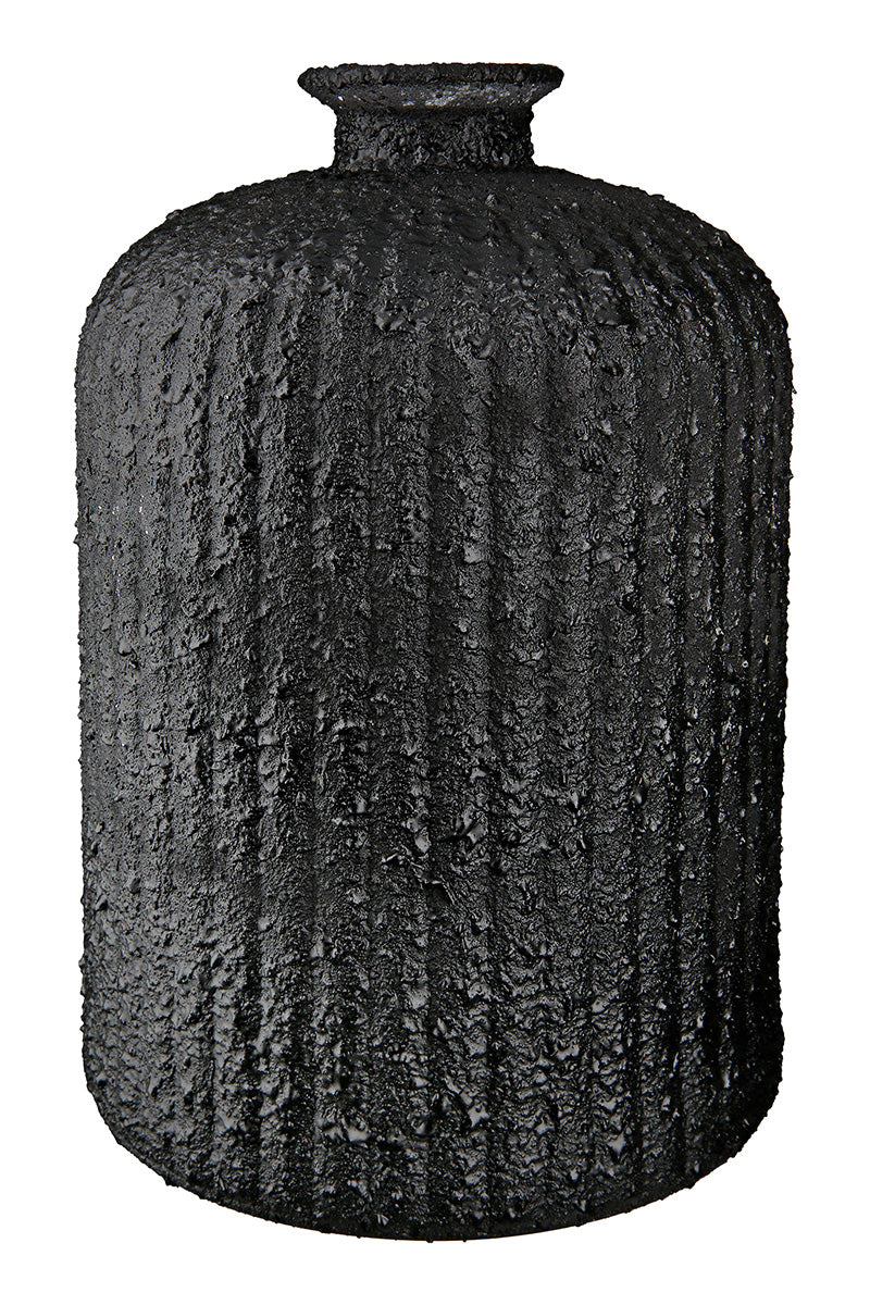 Zwarte flesvaas Sumatra 23 cm