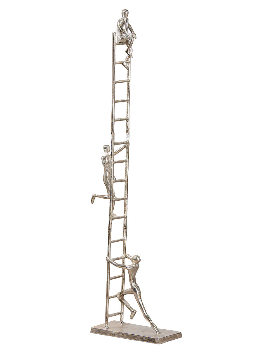 Aufstieg Aluminium Sculptuur Zilver
