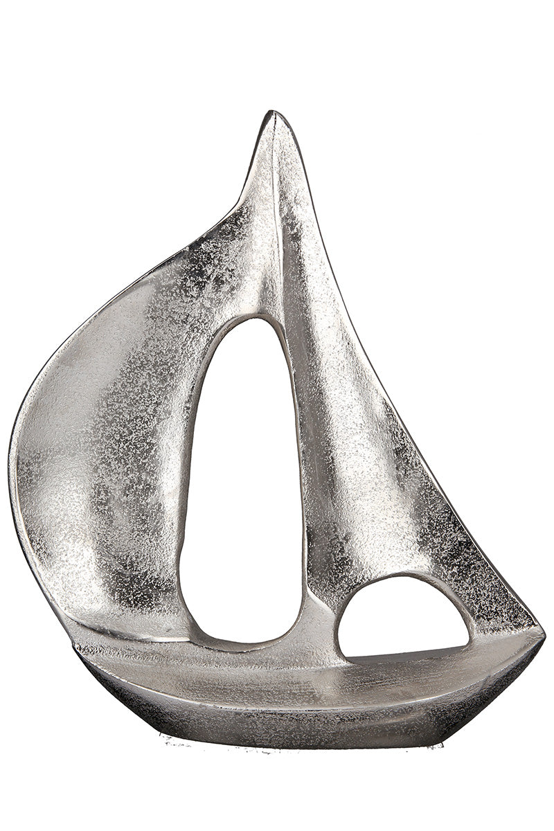 Boot Decoratie Sail Away Zilver