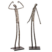 Emotion Persoon Figuur Zilver Decor