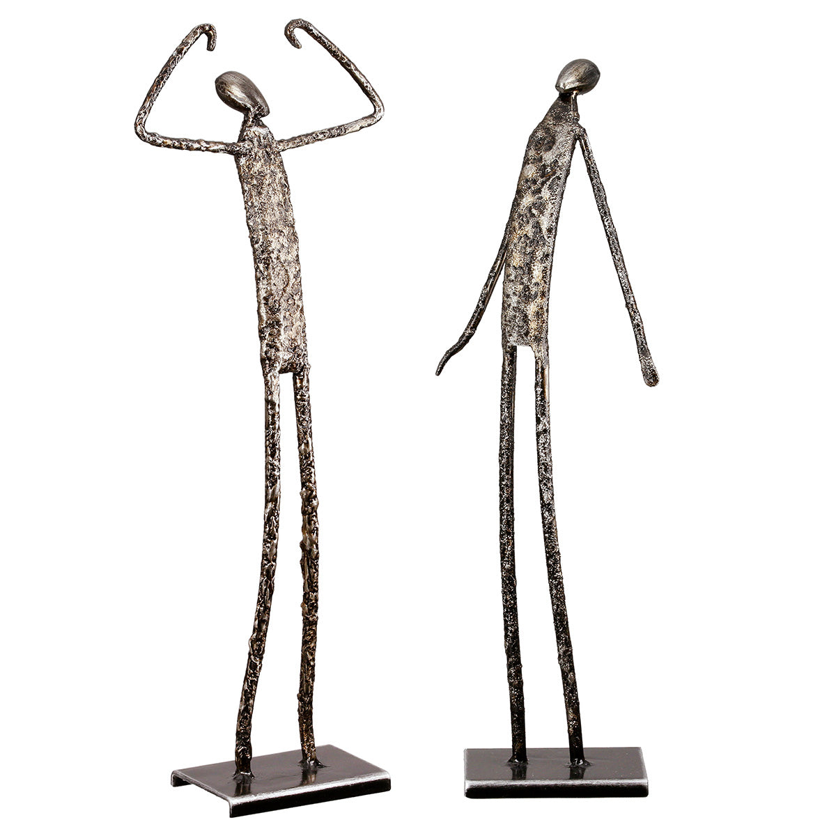Emotion Persoon Figuur Zilver Decor