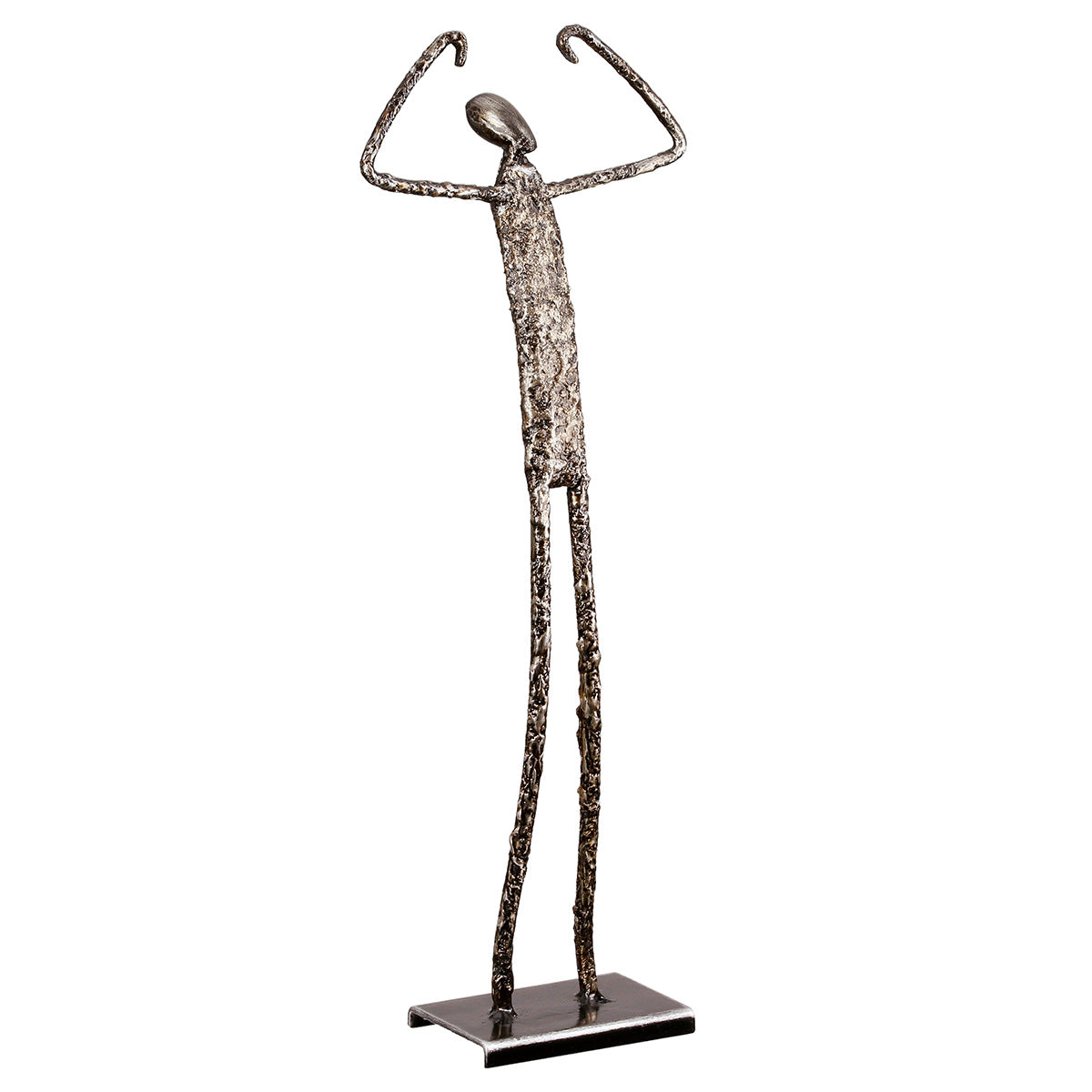 Emotion Persoon Figuur Zilver Decor