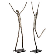 Emotion Persoon Figuur Zilver Groot