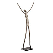 Emotion Persoon Figuur Zilver Groot