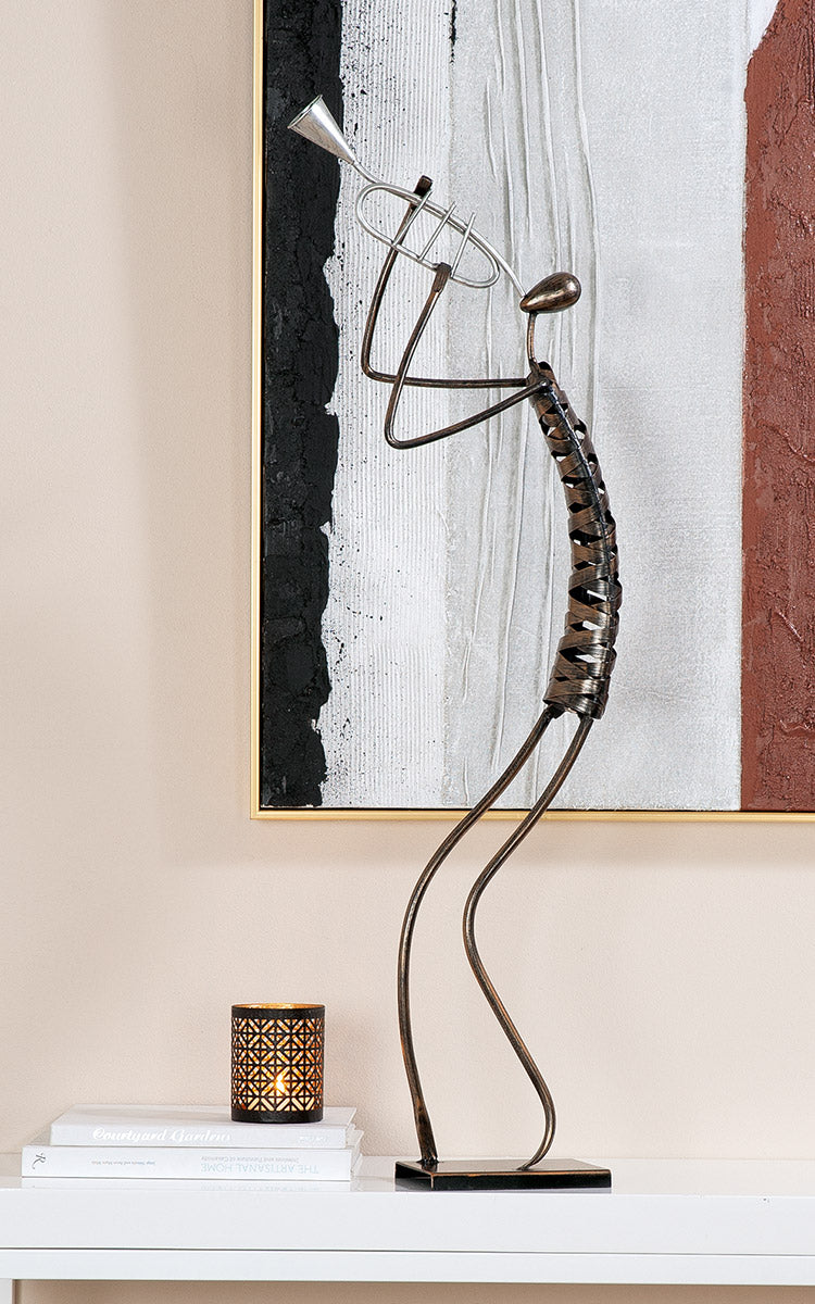Band Muzikant Sculptuur Brons Groot