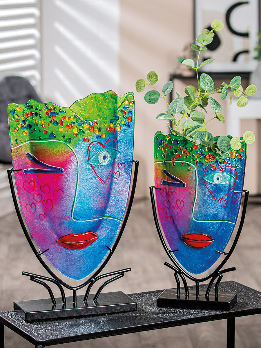 Kleurrijke vloervaas Twinkle 49 cm