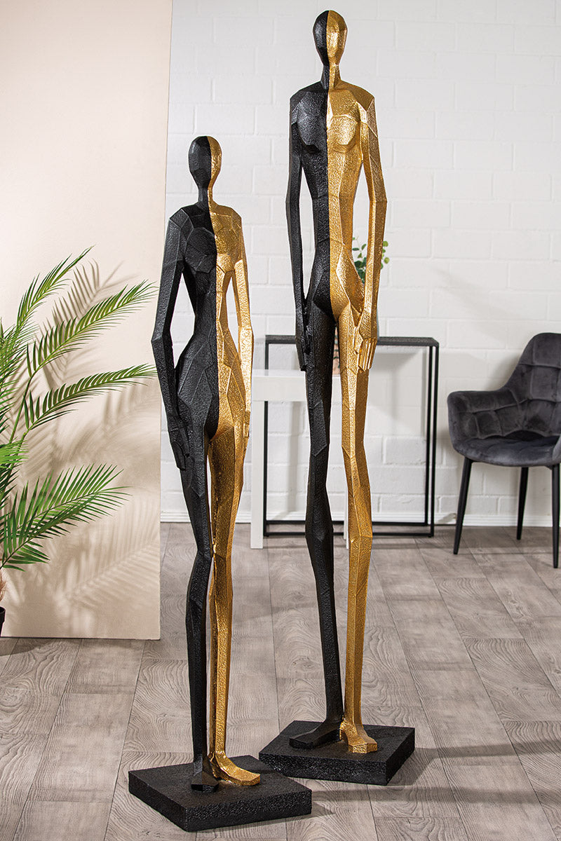 Halfway Sculptuur Zwart-Goud XL