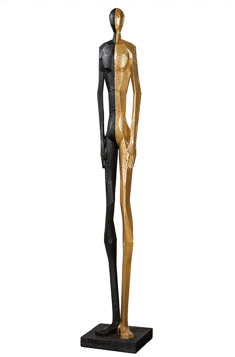 Halfway Sculptuur Zwart-Goud XL