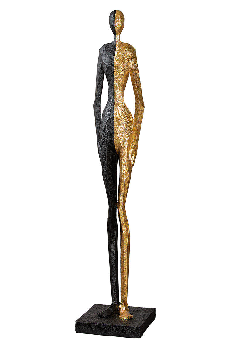 Halfway Sculptuur Zwart-Goud
