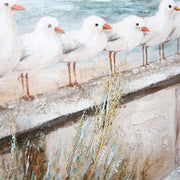 Seaside kustschilderij 60 × 60 cm
