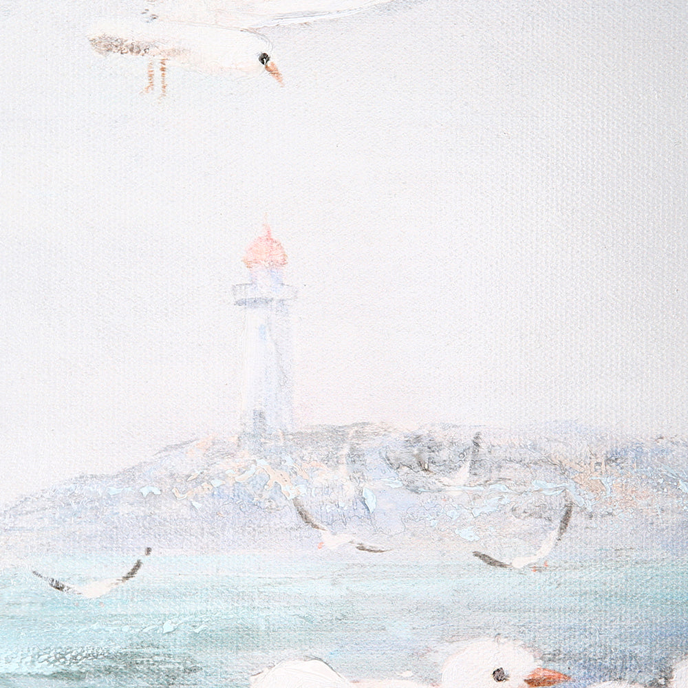 Seaside kustschilderij 60 × 60 cm