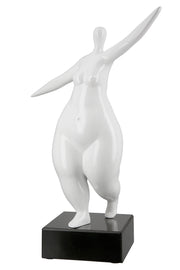 Lady Witte Sculptuur Synthetische Hars