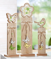 Houten Vogel Decoratie Standaard