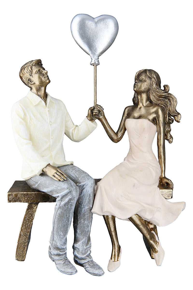 Paar Figuur Bronskleur Decoratie