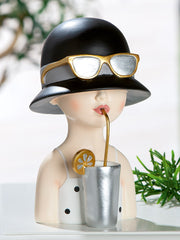 Lemonade Vrouw Figuur Zwart Zilver