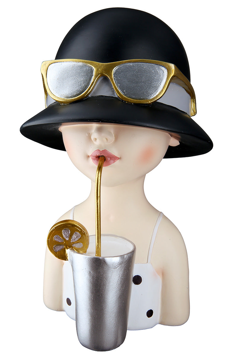 Lemonade Vrouw Figuur Zwart Zilver