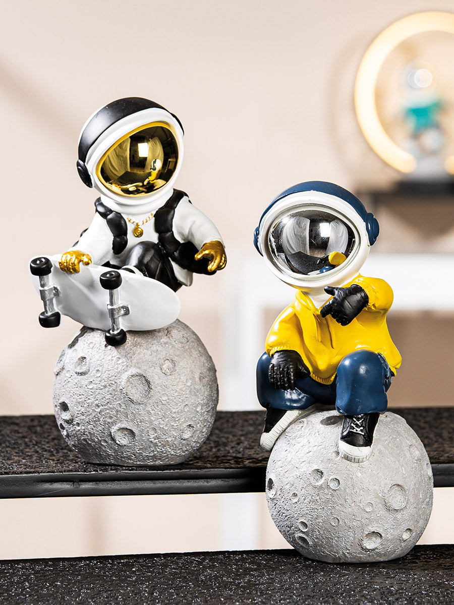 Astronaut Figuur Apollo Grijs