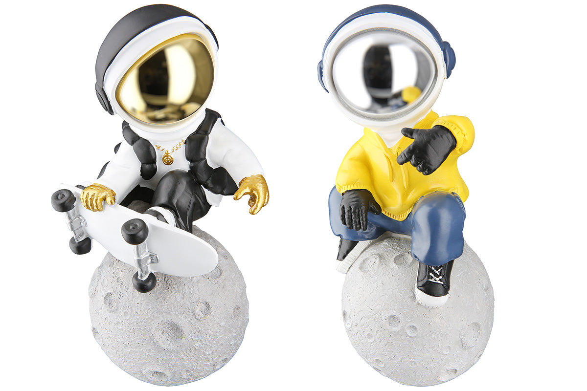 Astronaut Figuur Apollo Grijs