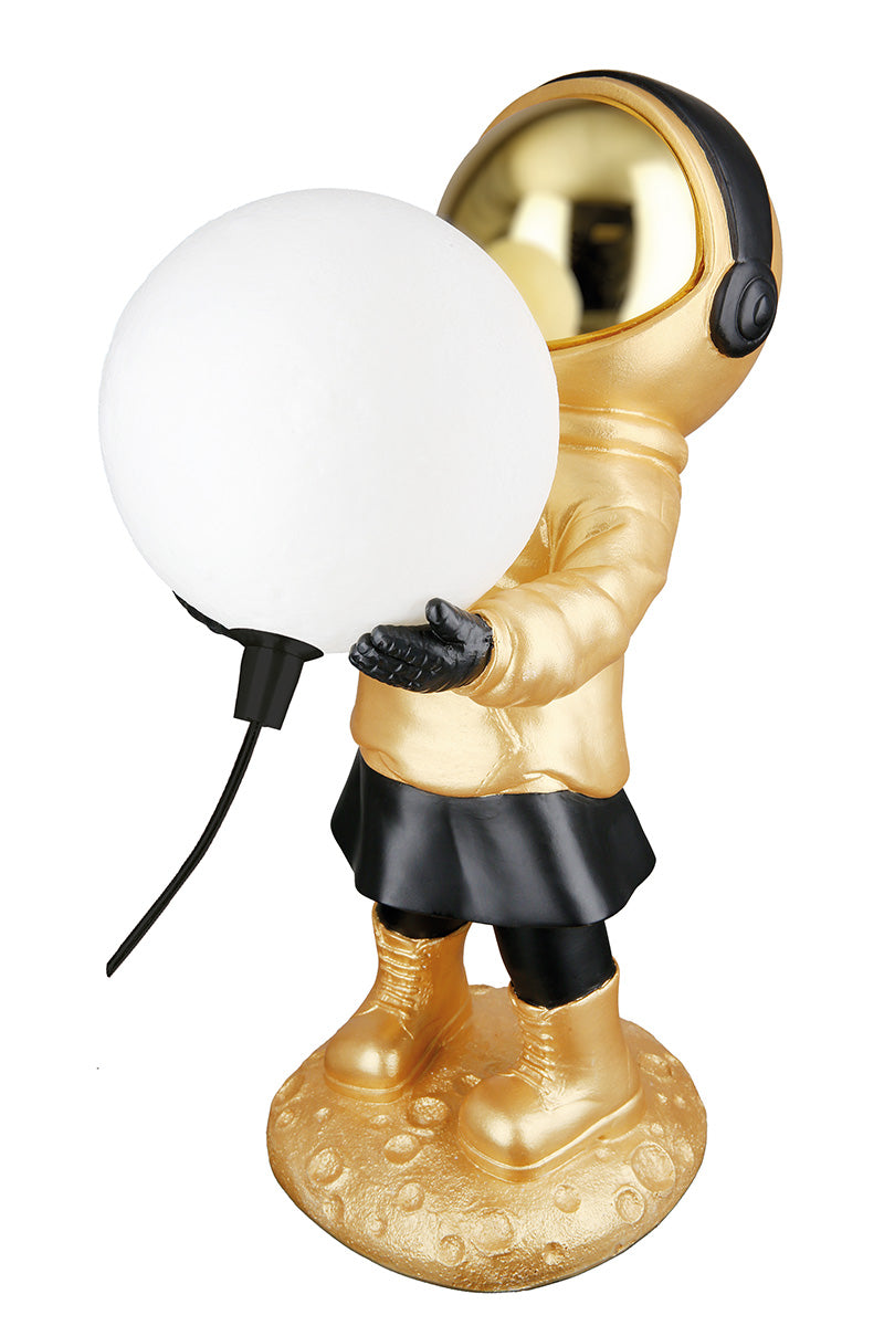 LED Astronaut Tafellamp Apollo Goud