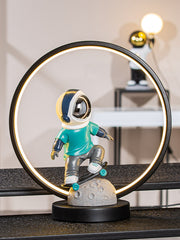 LED Astronaut Tafellamp Apollo Blauw