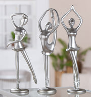 Adeline Ballerina Figuur Zilver